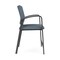 Lesro Newport Wide Hip Chair Metal Frame, Charcoal, RF Serene Upholstery NP1261 - alternate 2